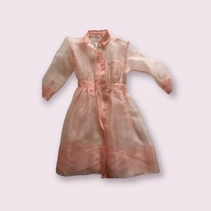 Sheer Maje Light Pink Dress
